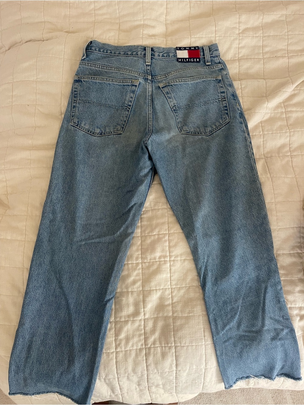 Tommy Hilfiger Men's Light Blue Relaxed Straight Jeans